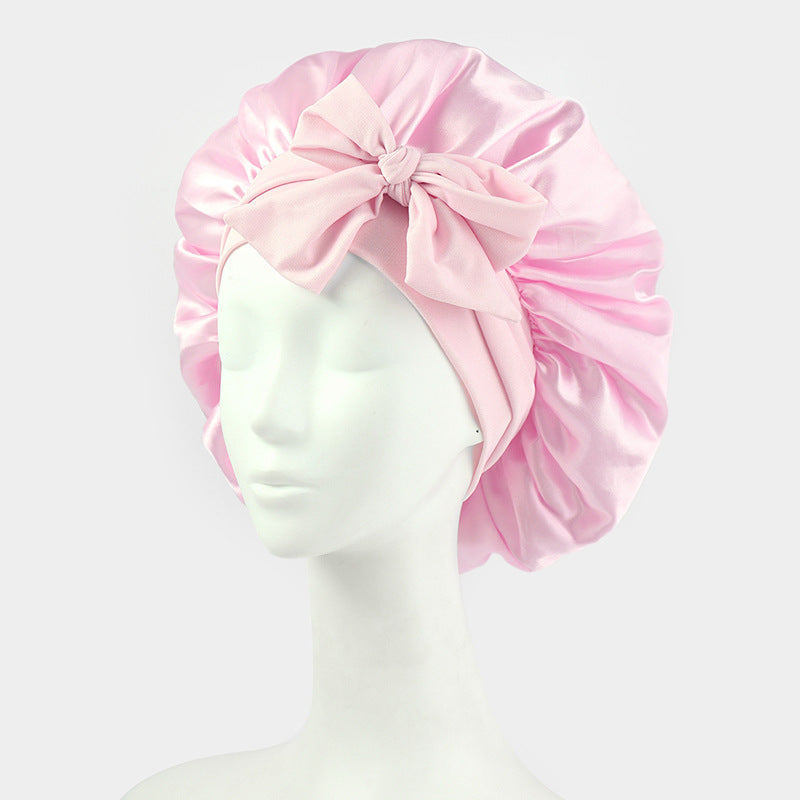 Luvoria Satin Sleep Bonnet for overnight hair protection – view 9