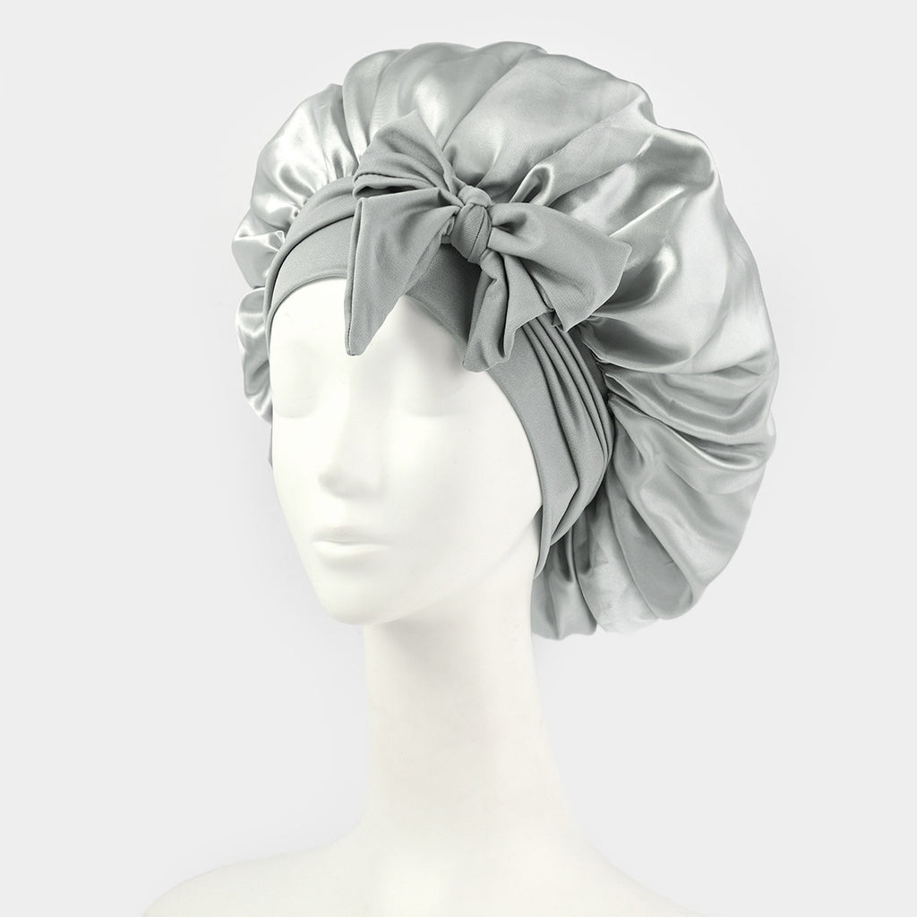 Luvoria Satin Sleep Bonnet for overnight hair protection – view 8