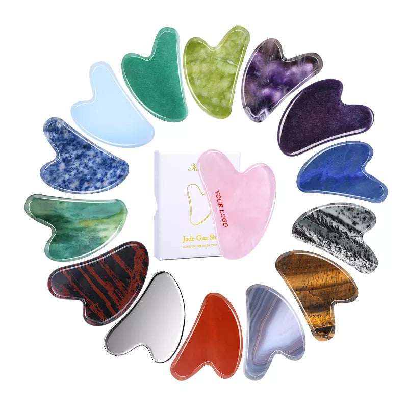Luvoria Gua Sha natural-stone facial sculpting tool – view 2