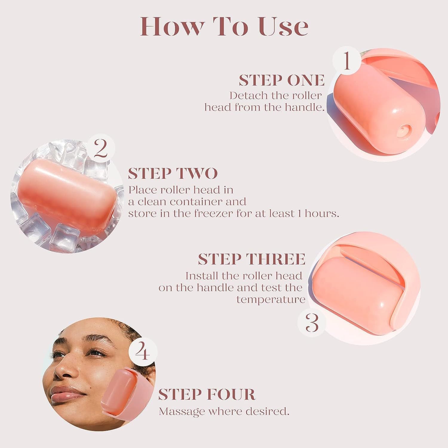 Luvoria Ice Roller for de-puffing and cooling skin – view 7