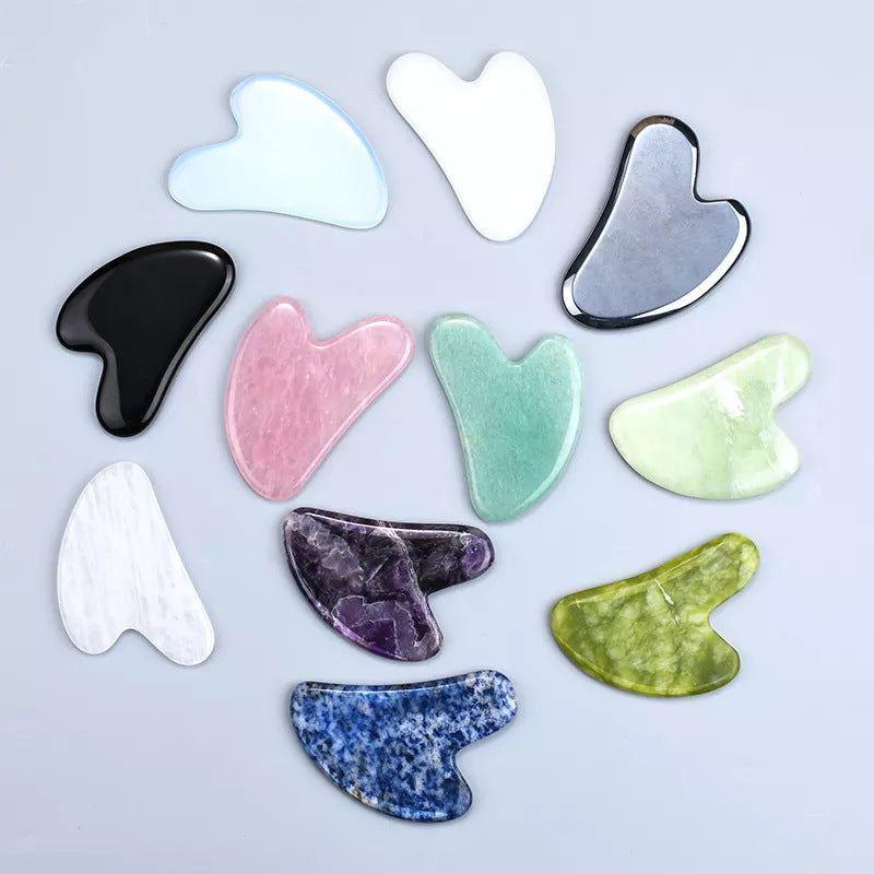 Luvoria Gua Sha natural-stone facial sculpting tool – view 8
