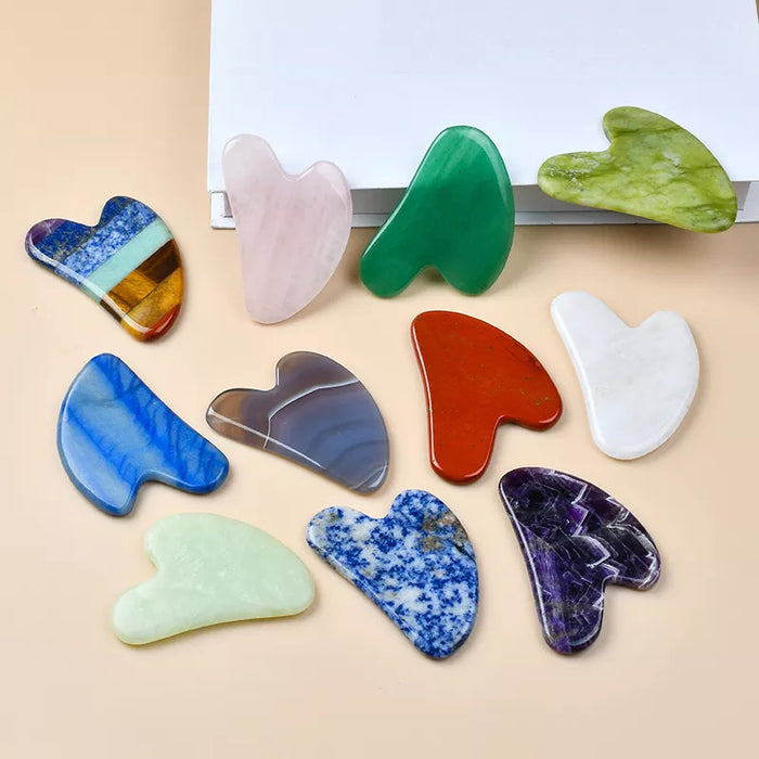 Luvoria Gua Sha natural-stone facial sculpting tool
