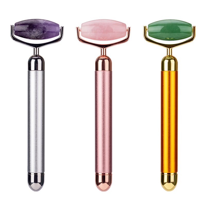 Luvoria Electric Jade Roller, vibrating facial massager